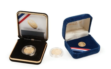 Three American Commemorative Gold Coins