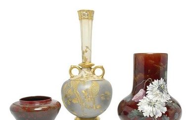 Three English and French Vases, Including Royal