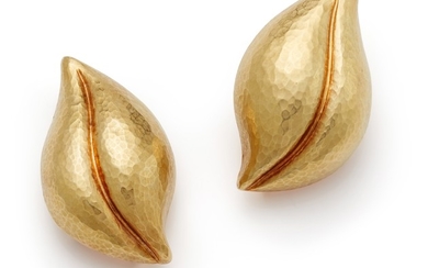 Tiffany & Co., A Pair of Gold Earrings
