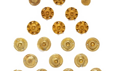 Twenty Byzantine Gold Appliques