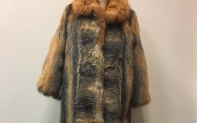 Very Fine Full Length Fox Fur Coat