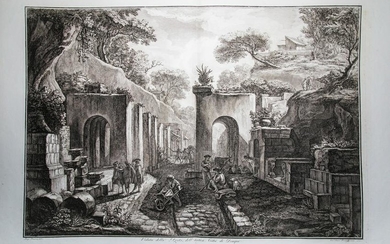 View of the Gate of the City of Pompeii