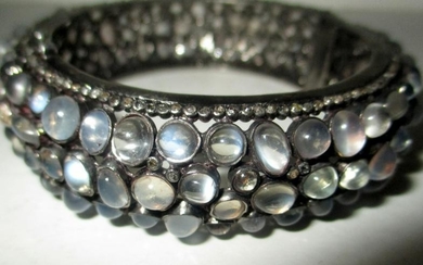 Vintage Sterling Bracelet with Moonstones