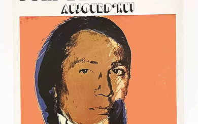 WARHOL ANDY Pop Art Américain Aujourd'hui Andy Warhol « American Indian Series »