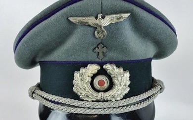 WW2 German Heer Chaplain Officer Visor Cap
