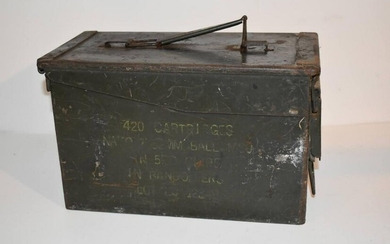 WW2 Vintage Ammo Ammunition Empty Military box