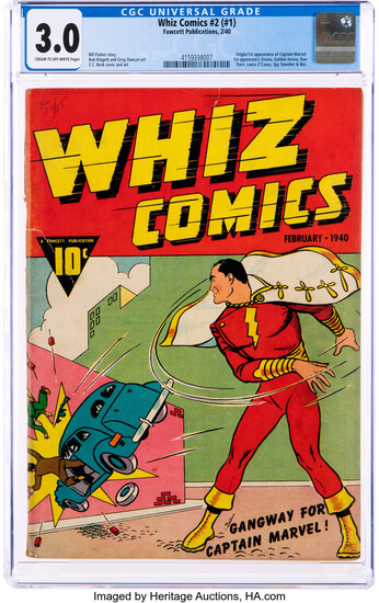 Whiz Comics #2 (#1) (Fawcett Publications, 1940) CGC GD/VG...