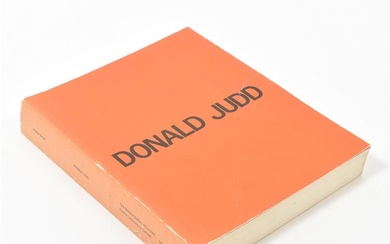 [années 1970] Donald Judd : Catalogue raisonné des peintures, objets et blocs de bois 1960-1974...