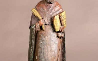 figure of a saint, around 1900, saint with...