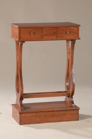 sewing table/ small Lyra table, German, Biedermeier style,...