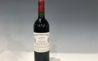 1 Bottle Chateau Cheval Blanc 1983 - Saint Emilion 1er GCCA