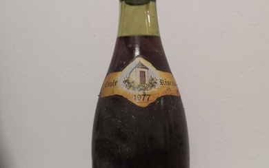 1 Bouteille CÔTE-RÔTIE Cuvée réservée - Dervieux-Thaize 1977 Étiquette tachée. Niveau 2,6cm