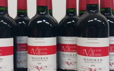 10 bouteilles de Madiran Le Secret des Vallons La Cuvée Prestige AOC 2014