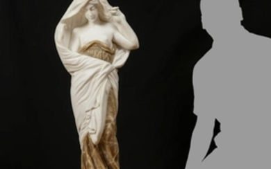CARVED MARBLE SCULPTURE AFTER BARRIAS