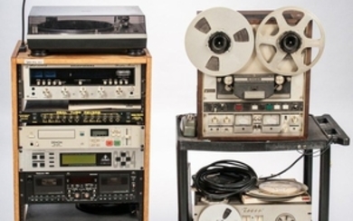 Reel-to-Reel Tape Recorders and Rack-mounted Audio Equipment, including Sony TC-850, Pioneer RT-701, Stanton STR8-80 Professional Turnt