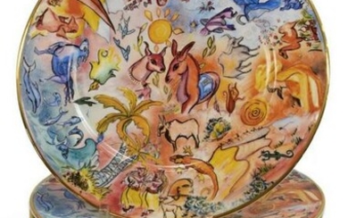 (14) VILLEROY & BOCH CHAGALL-INSPIRED CHARGERS