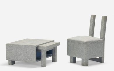 Studio Minale-Maeda, Prototype Chroma Key chair and table