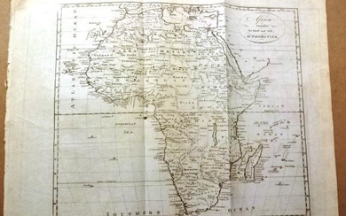 1787 Large Folding Map of Africa