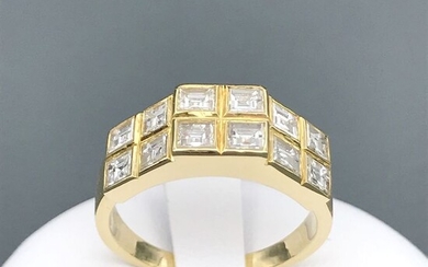 18 kt. Yellow gold - Ring - 1.80 ct Diamond