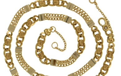 18kt gold - White gold, Yellow gold - Chain