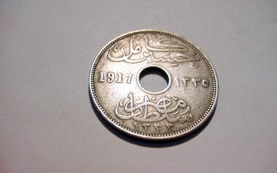 1917 EGYPT 10 MILLIEMES