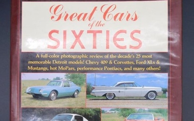 1985 GREAT CARS OF THE SIXTIES BOOK BY THE AUTO EDITORS OF CONSUMER GUIDE VINTAGE ANTIQUE