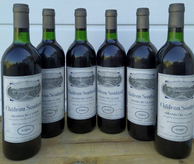 1989 Chateau Soutard - Saint-Emilion Grand Cru Classé - 6 Bottles (0.75L)
