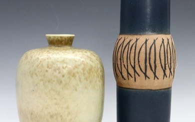2 Gustavsberg Art Pottery Vases