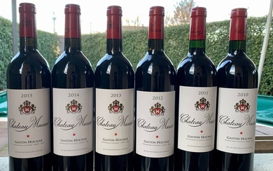 2010 2011, 2012, 2013, 2014, 2015 Château Musar - Bekaa Valley - 6 Bottle (0.75L)