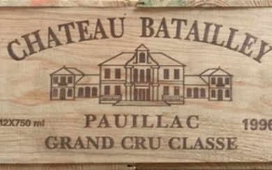 Chateau Batailley 1996 Pauillac 12 bottles owc 17/20 Jancis Robinson...