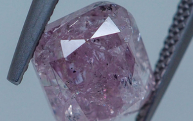 3.57 ct - Natural Fancy Diamond - Purplish Pink - I3 *NO RESERVE*
