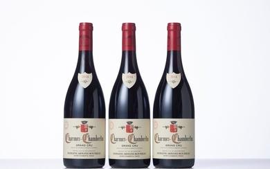 3 Bouteilles CHARMES-CHAMBERTIN (Grand Cru) Année : 2018 Appellation : Domaine Armand Rousseau