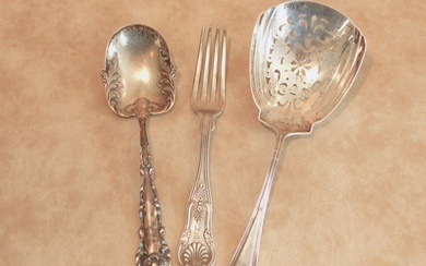 (3) Sterling silver serving utensils