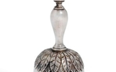 A DUTCH SILVER TABLE-BELL, MARK OF FRANS BISON, ROTTERDAM, 1782