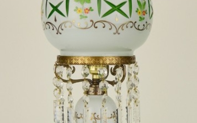 Bohemian overlay lamp