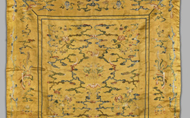 CHINESE EMBROIDERED SILK TEXTILE