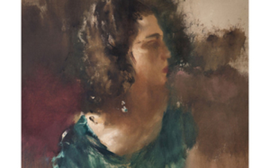 Guido Tallone (1894-1967) Portrait de femme Oil on...