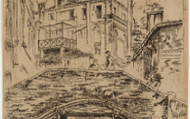 James Abbott McNeill Whistler (American, 1834-1903) Ponte del Piovan