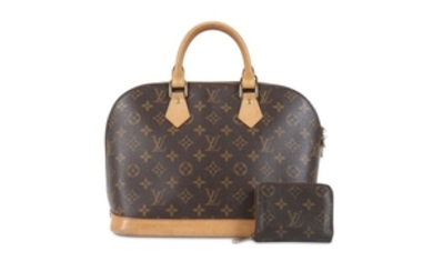 Louis Vuitton Monogram Alma and Small Wallet, the...