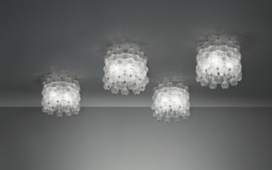 Venini, Set of four "Balloton" ceiling lights