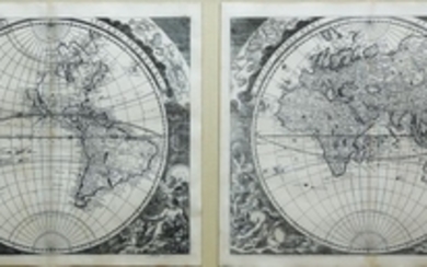 Zahn Double-Hemi World Map