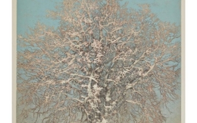 JOICHI HOSHI (1913-1979) 1977-1978 TREES, THREE WOODBLOCK PRINTS Color...