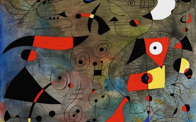 FEMME ET OISEAUX, Joan Miró