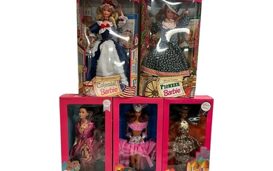 (5) Special and Collector Edition Barbies