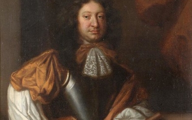 Follower of John Closterman (1660-1711) Portrait of a gentleman, three...