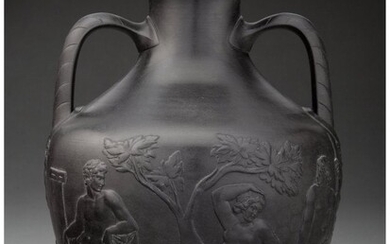 61045: A Wedgwood Basalt Portland Vase, England, first