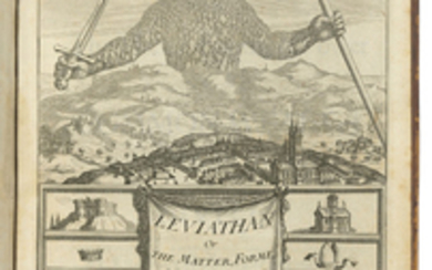HOBBES, Thomas (1588-1679). Leviathan, or the Matter, Forme, and Power of a Common-Wealth Ecclesiasticall and Civill. London: Andrew Crooke, 1651.