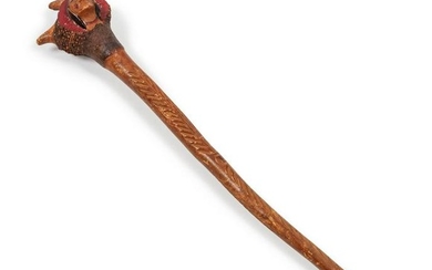 Penobscot Carved Club length 21 inches