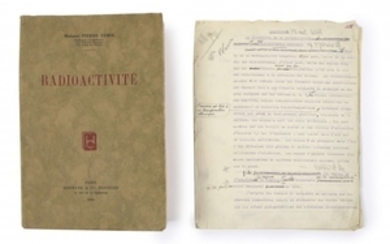 MARIE CURIE (1867-1934) Radioactivité : dactylographie corrigée