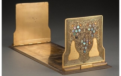 79045: Tiffany Studios Gilt Bronze Abalone Telescoping